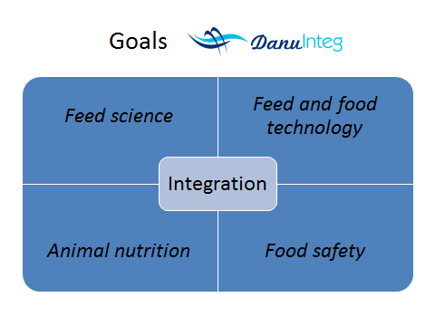 Figure 1: Goals of DanuInteg – Project development within the Danube region by defined research objectives